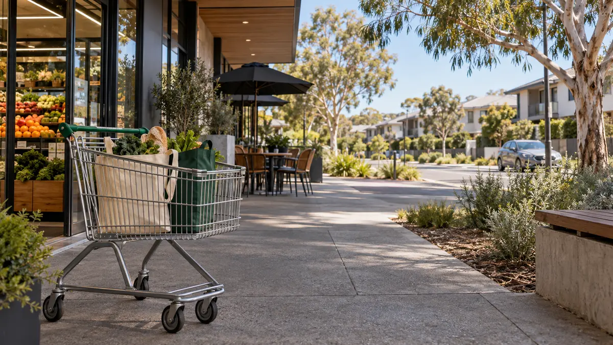 Australian suburban household shopping