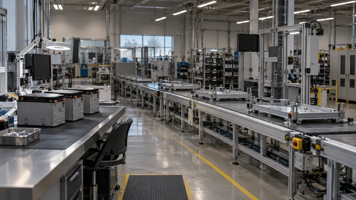 Idle battery production equipment