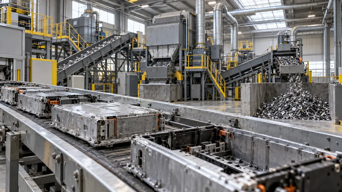 Battery recycling and material sorting