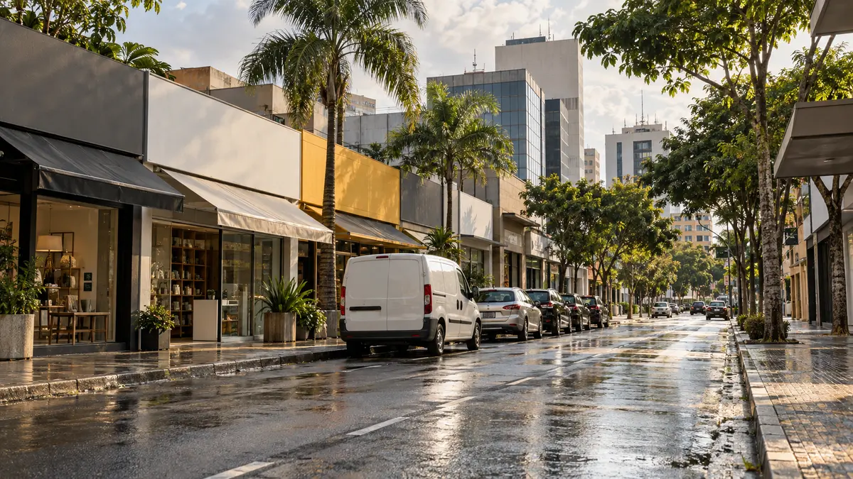 Urban commerce in Brazil