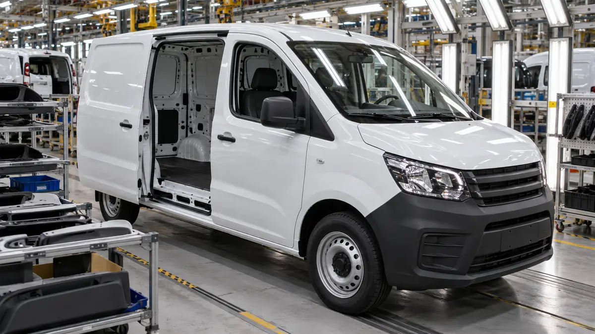 Commercial van final assembly
