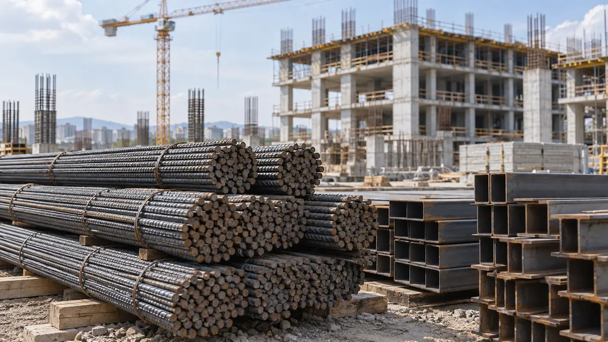 Steel supplies for construction