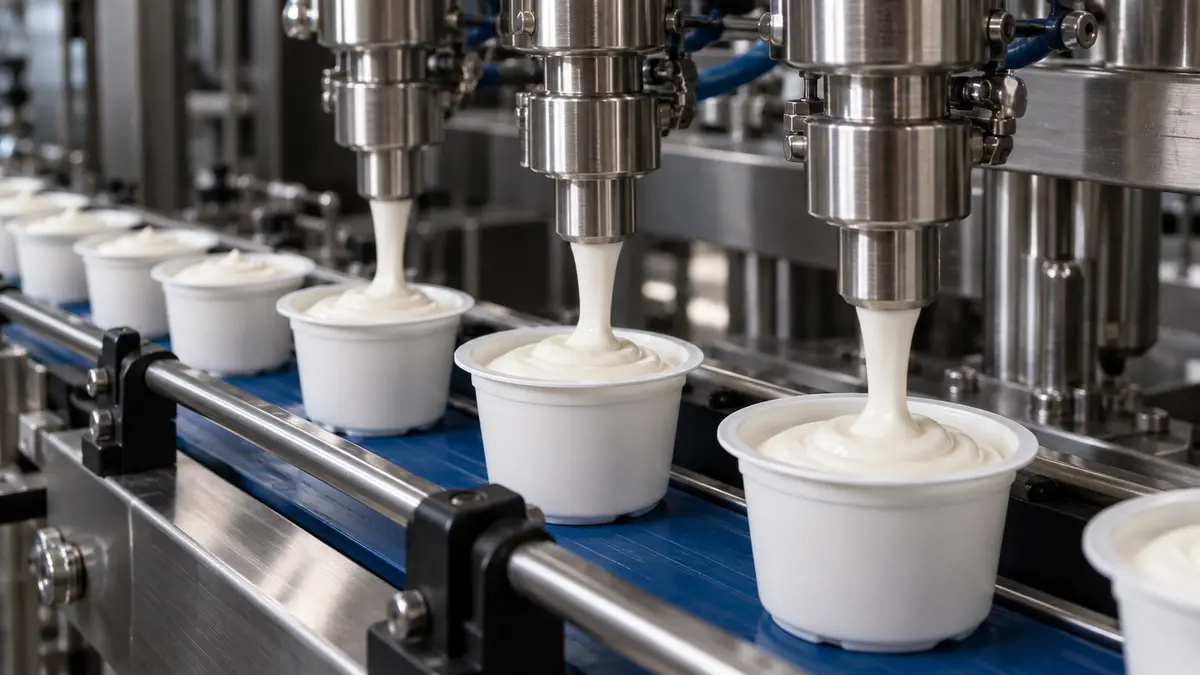 Dairy product filling line