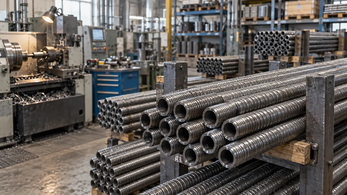 Geotechnical anchor rod production