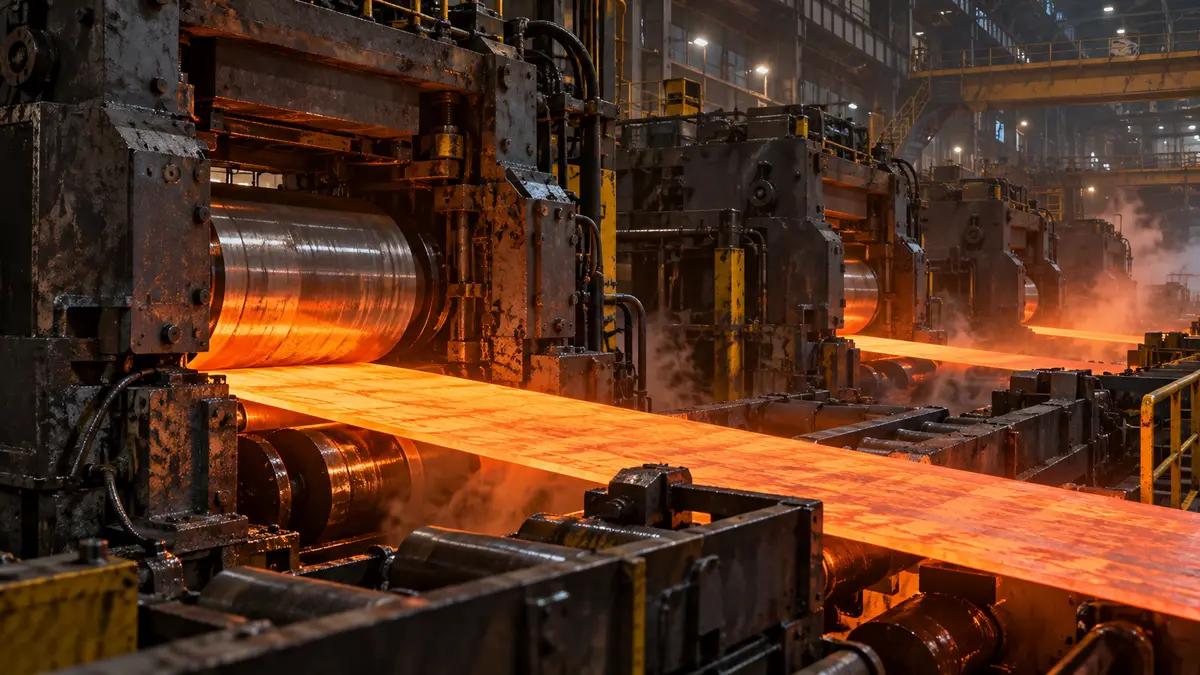 Hot rolled steel production