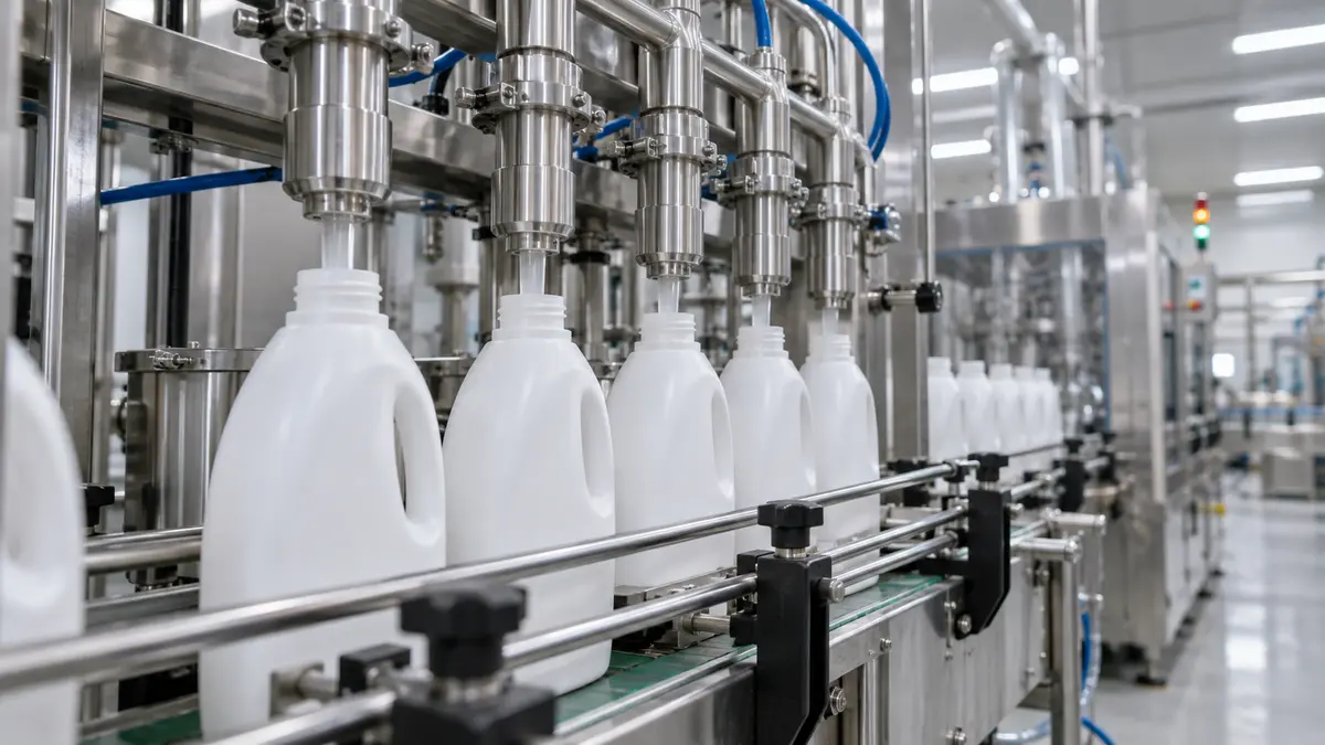 Household products filling line