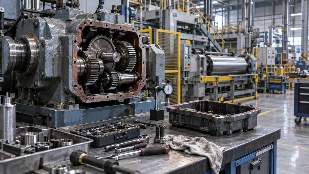 Industrial machine maintenance