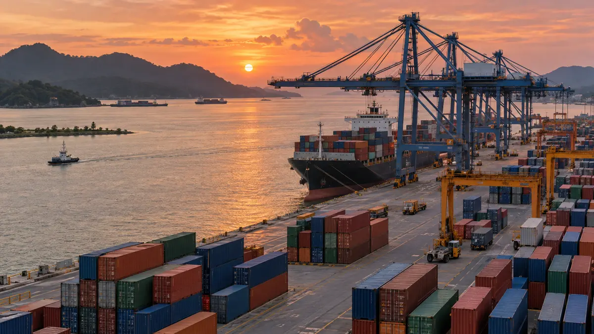 Container logistics and economic activity