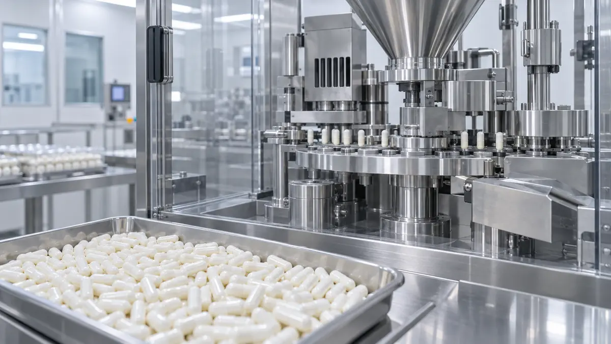 Pharmaceutical capsule filling