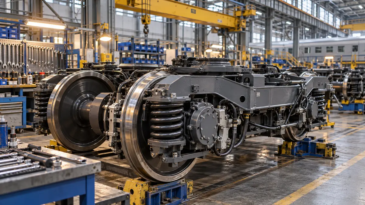 Railway bogie assembly