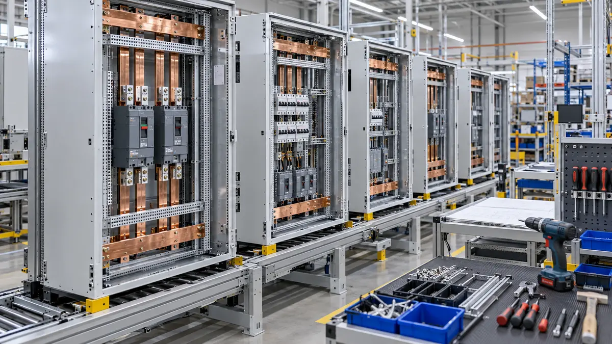 Switchgear cabinet assembly