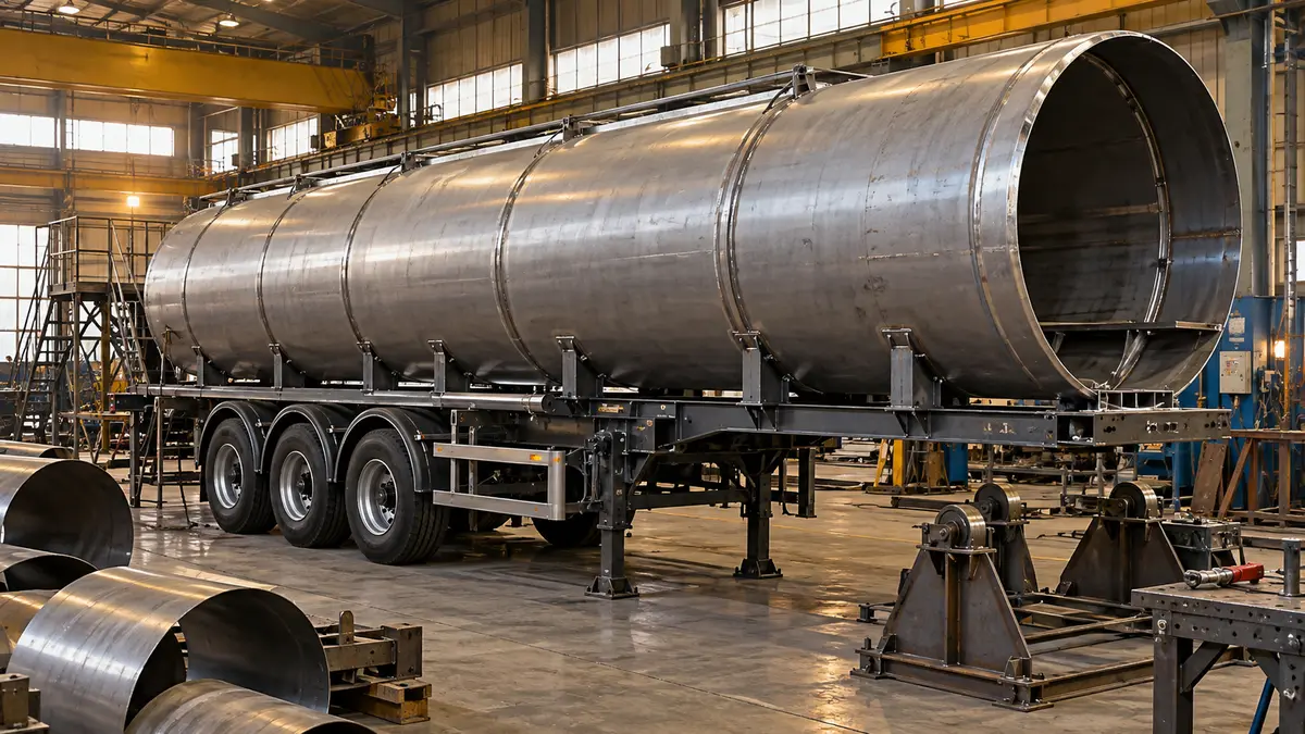 Tank trailer fabrication