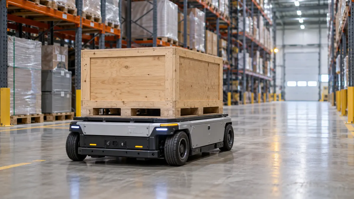 Mobile warehouse transport platform